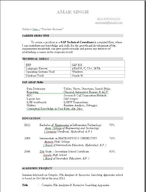 Crm resume objective